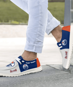 Edmonton Oilers Custom Name Hey Dude Shoes V2