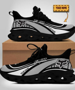 Fox Racing Wave Line Logo Design Clunky Sneakers | Custom Name