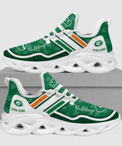 Georgia Bulldogs Green Max Soul Shoes | Personalized Name