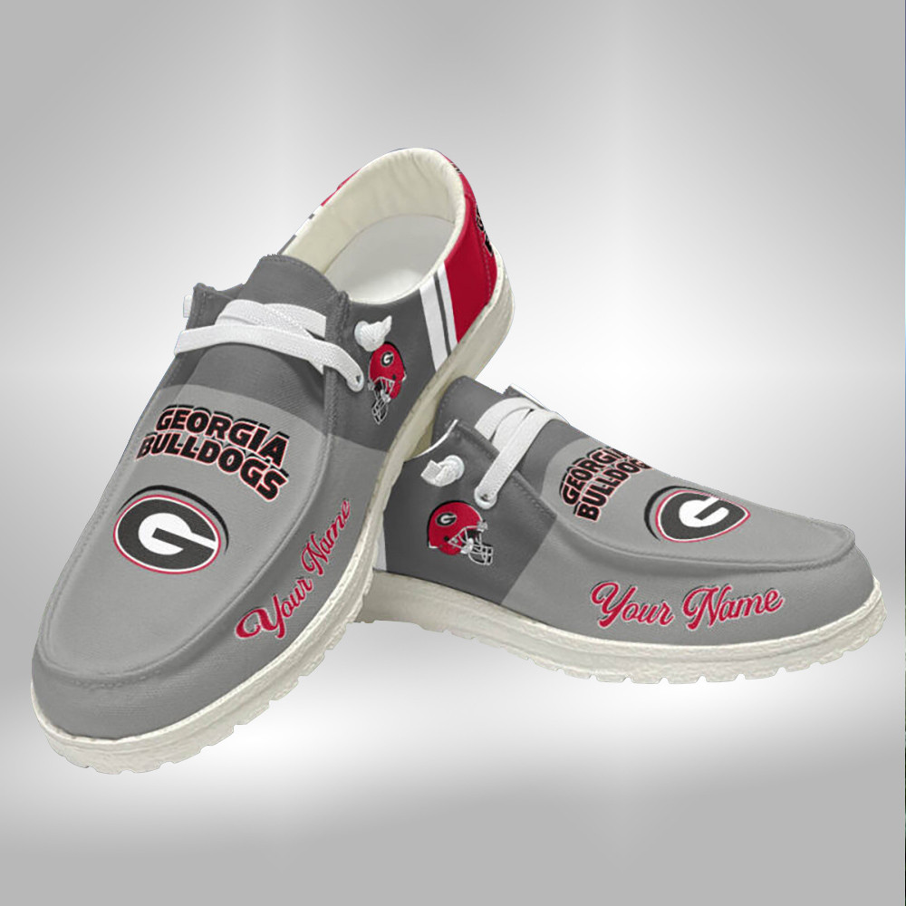 Georgia Tech Yellow Jackets Hey Dude Shoes With Custom Name V2