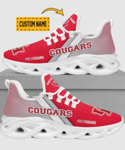 Houston Cougars Max Soul Shoes | Personalized Name Sport Sneakers