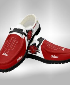 Indiana Hoosiers Custom Name Hey Dude Shoes Sneakers V2