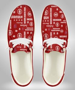 Indiana Hoosiers Custom Name Hey Dude Shoes Sneakers V4