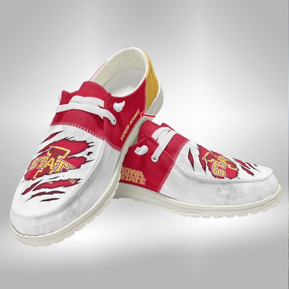 Custom Arkansas Razorbacks Name Hey Dude Shoes Sneakers V3