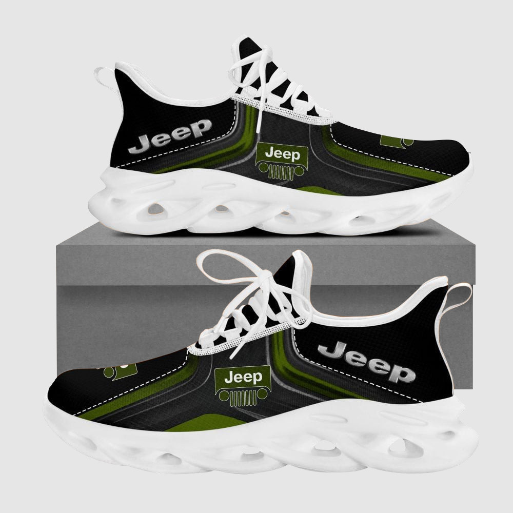 Custom Name Clermont Foot 63 Max Soul Sneakers | Hexagon Pattern