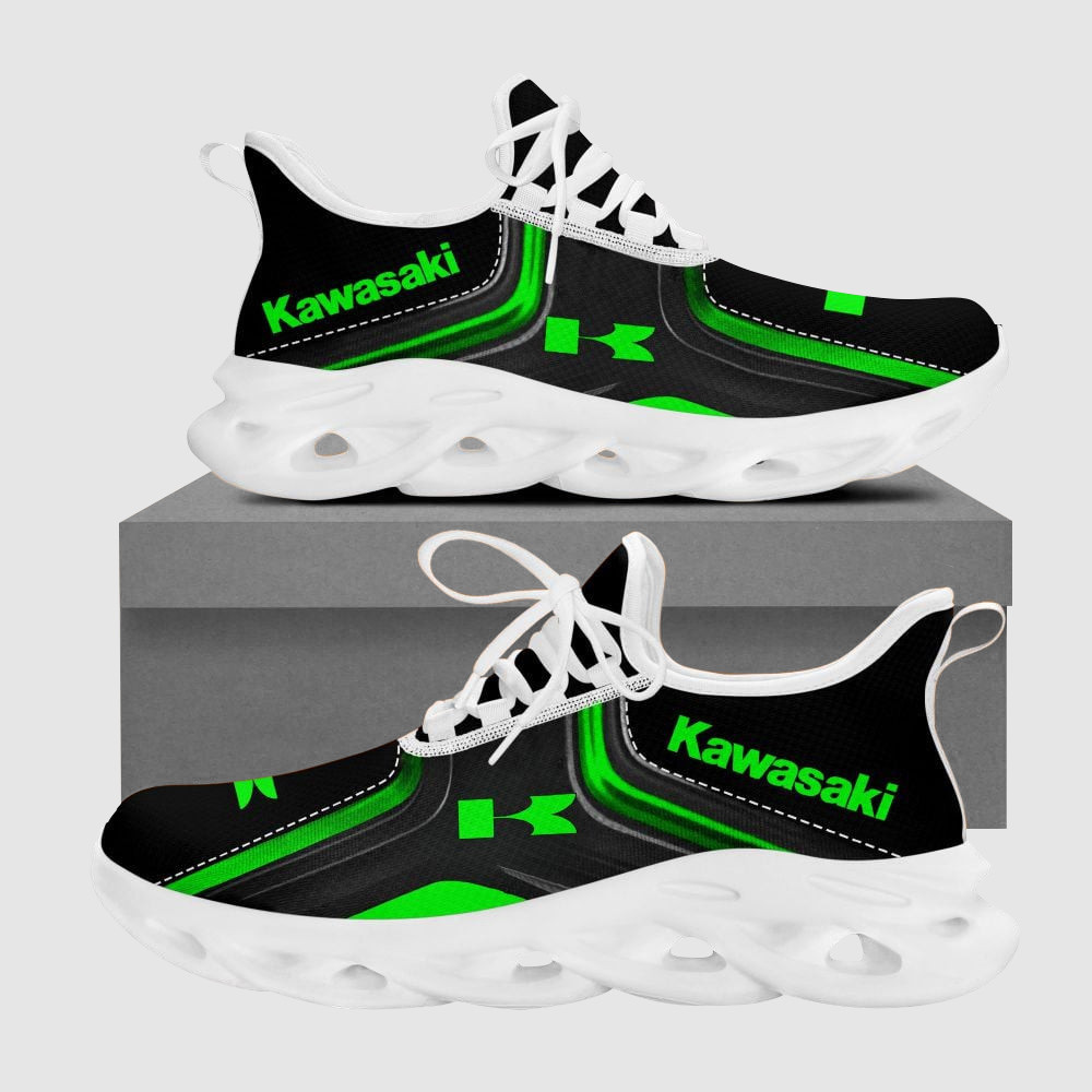 Custom Name Clermont Foot 63 Max Soul Sneakers | Hexagon Pattern