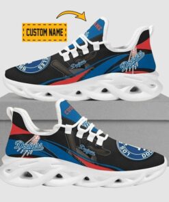 Los Angeles Dodgers Max Soul Shoes | Personalized Name Sport Sneakers V2