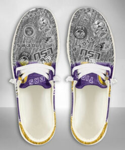 Lsu Tigers Sporty Elegance Hey Dude Shoes – Personalized Name