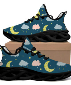 Max Soul Shoes | Beautiful Night Sky Design With Cloud And Star Pattern