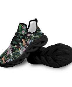 Max Soul Shoes With Birds Parrot Hoopoe And Plants Leaves Flowers Design