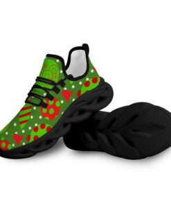 Max Soul Shoes With Jingle Bells Dot Stripe Pattern | Big Sized Christmas Toys