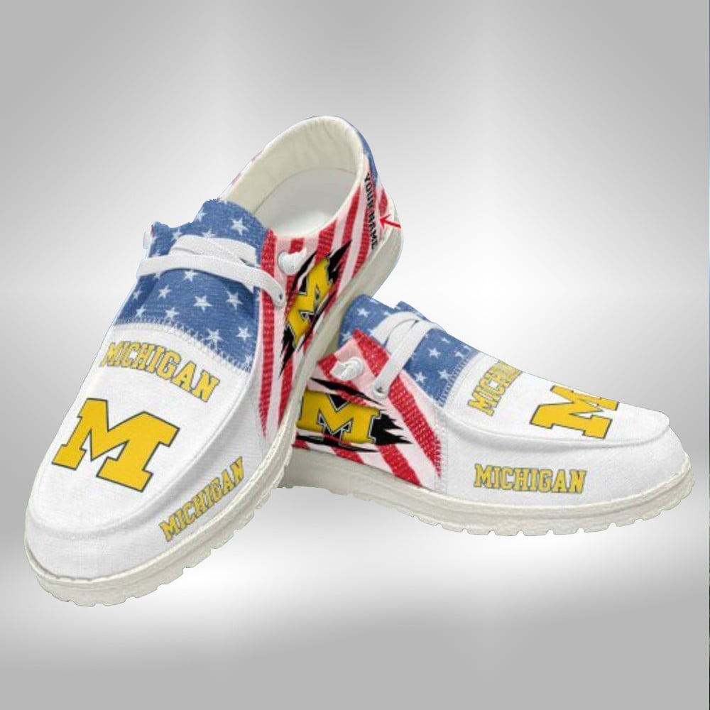 Nc State Wolfpack Hey Dude Shoes With Custom Name