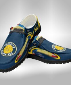 Michigan Wolverines Hey Dude Shoes With Custom Name V3