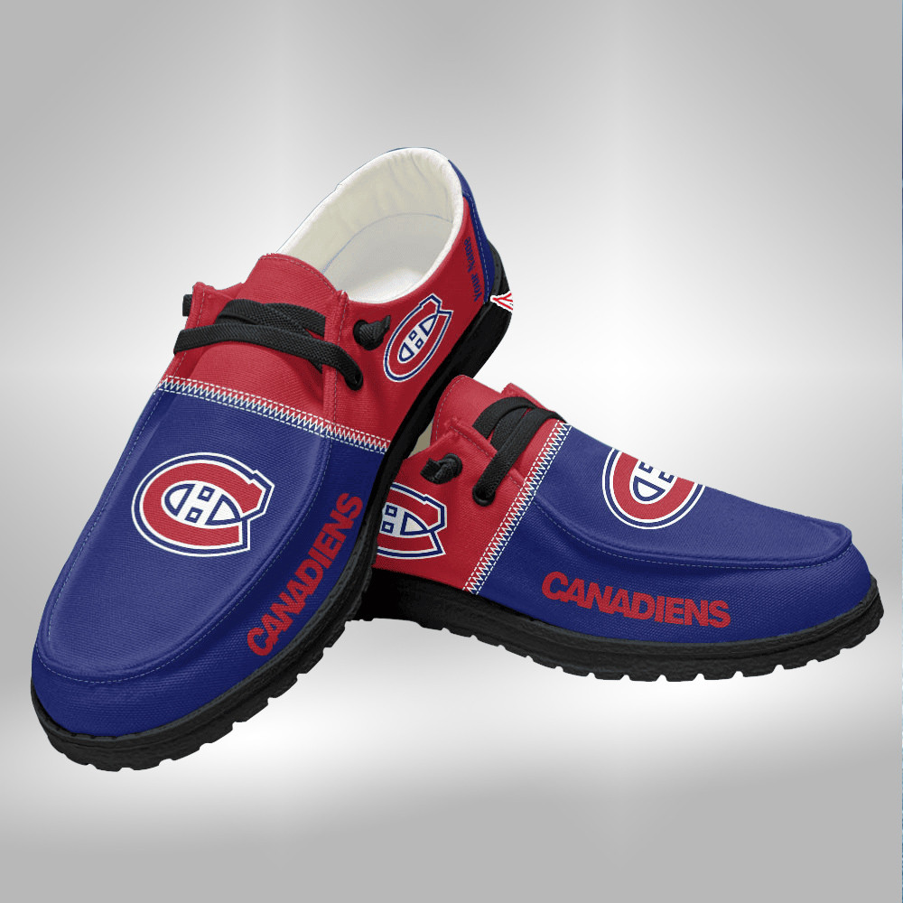 New York Rangers Custom Name Hey Dude Shoes V2