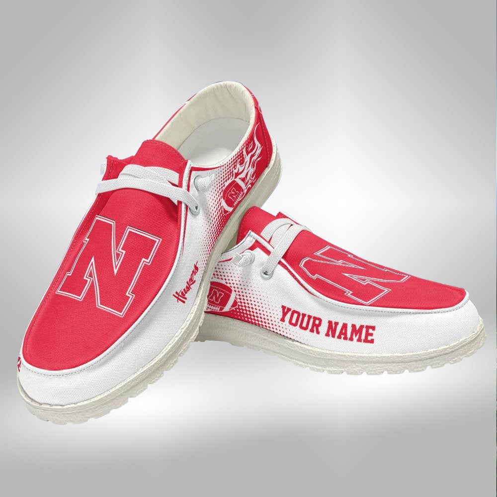 Custom Texas A&M Aggies Name Hey Dude Shoes Sneakers V5