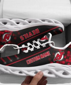 New Jersey Devils Max Soul Shoes | Personalized Name Sport Sneakers