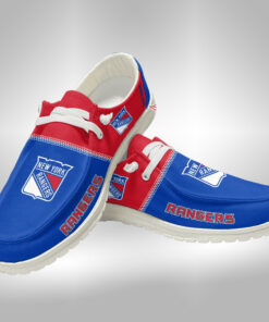 New York Rangers Custom Name Hey Dude Shoes V2