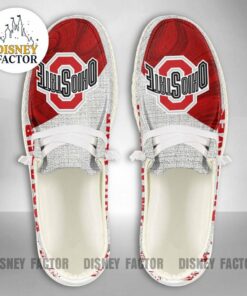 Ohio State Buckeyes Hey Dude Shoes With Custom Name