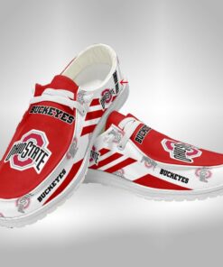 Ohio State Buckeyes Hey Dude Shoes With Custom Name V6