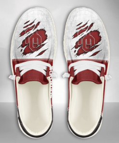 Oklahoma Sooners Custom Name Hey Dude Shoes