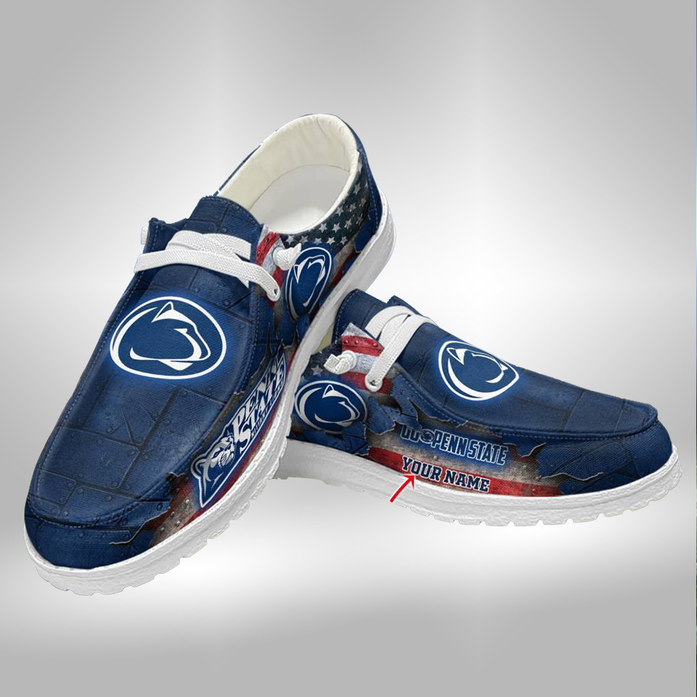 Ohio State Buckeyes Hey Dude Shoes With Custom Name V5