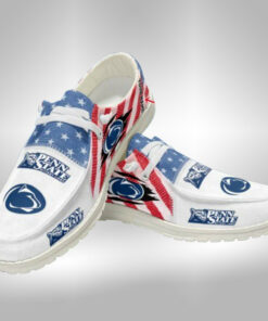 Penn State Nittany Lions Customized Hey Dude Shoes V4