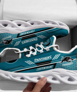 Penrith Panthers Max Soul Shoes | Personalized Name Sport Sneakers