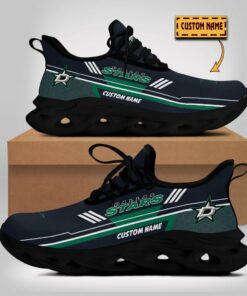 Personalized Name Dallas Stars Nhl Team Logo Max Soul Shoes