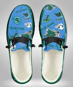 Personalized Tulane Green Wave Hey Dude Shoes – Custom Name