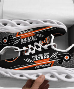 Philadelphia Flyers Max Soul Shoes | Personalized Name Sport Sneakers