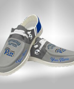 Pitt Panthers Custom Name Hey Dude Shoes – Personalized College Sneakers