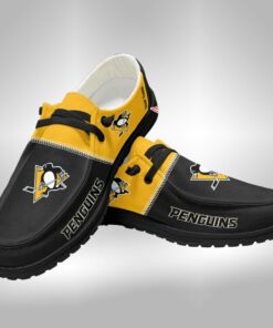 Pittsburgh Penguins Custom Name Hey Dude Shoes