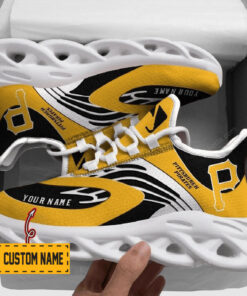 Pittsburgh Pirates Max Soul Shoes | Personalized Name Sport Sneakers