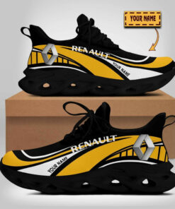 Renault Wave Line Logo Design Clunky Sneakers | Custom Name