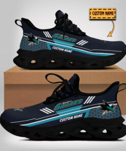 San Jose Sharks Nhl Team Logo Customized Max Soul Shoes