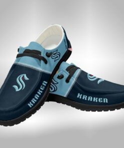 Seattle Kraken Custom Name Hey Dude Shoes V2