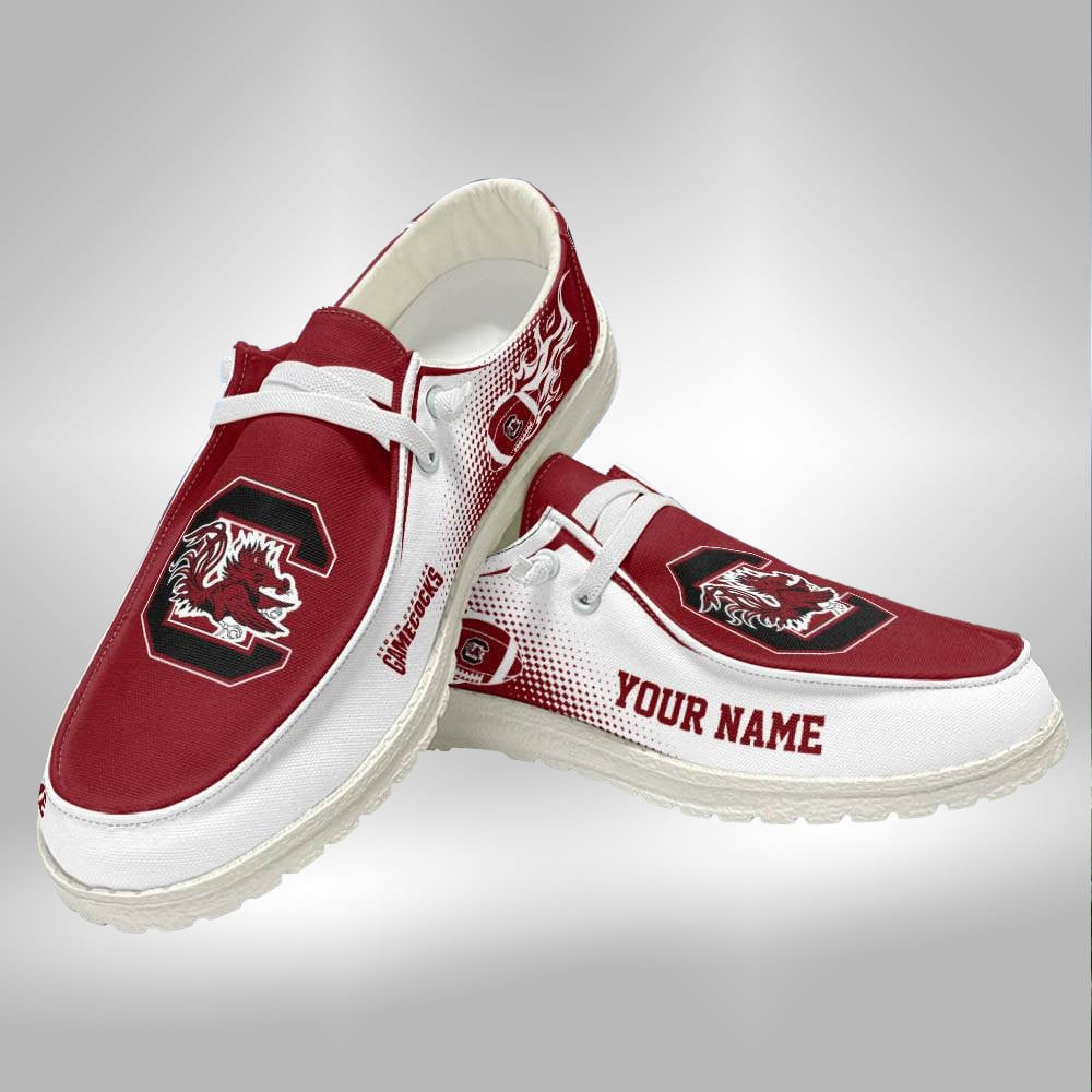 Custom Name North Carolina Tar Heels Hey Dude Shoes Sneakers V8