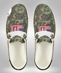 Stanford Cardinal Custom Name Camo Hey Dude Shoes Sneakers