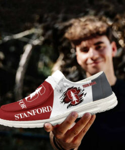 Stanford Cardinal Custom Name Hey Dude Shoes Sneakers V2