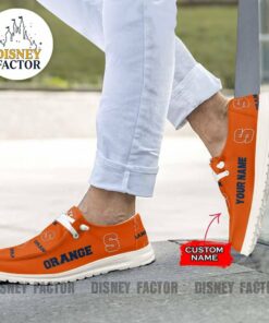 Syracuse Orange Custom Name Hey Dude Shoes Sneakers