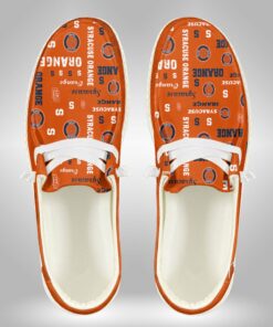 Syracuse Orange Custom Name Hey Dude Shoes Sneakers V1