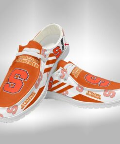 Syracuse Orange Custom Name Hey Dude Shoes Sneakers V3