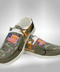 Tennessee Volunteers Camo Custom Name Hey Dude Shoes Sneakers