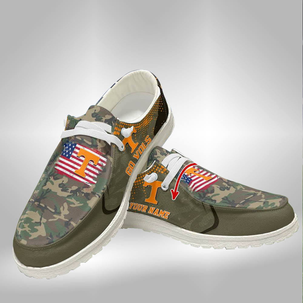 Tennessee Volunteers Customized Hey Dude Shoes V1