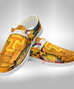 Tennessee Volunteers Hey Dude Shoes With Custom Name V10