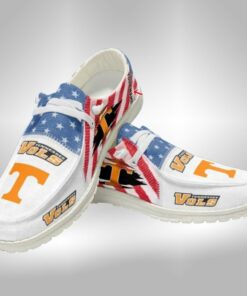 Tennessee Volunteers Hey Dude Shoes With Custom Name V11