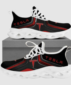 Tesla Fashion Logo Design Printed Max Soul Shoes Fashion Sneakers