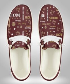 Texas State Bobcats Hey Dude Shoes With Custom Name