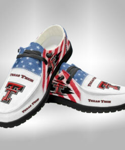 Texas Tech Red Raiders Hey Dude Shoes With Custom Name V5