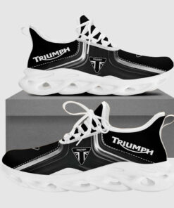 Triumph Motorcycles Fashion Logo Design Max Soul Shoes | Printed Design